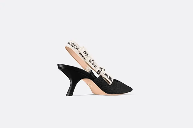 Dior High Heels J'Adior embroidered pointed-toe slingback product detail image 3
