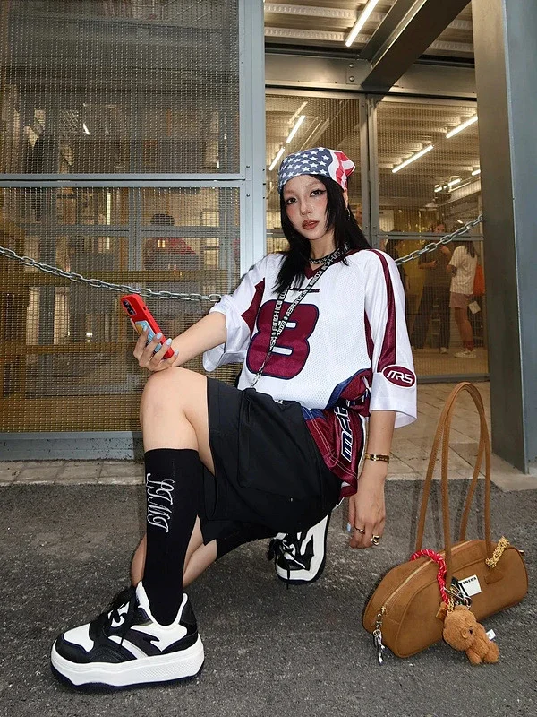 Supreme Football Jerseys Graphic numbered jersey product detail image 9