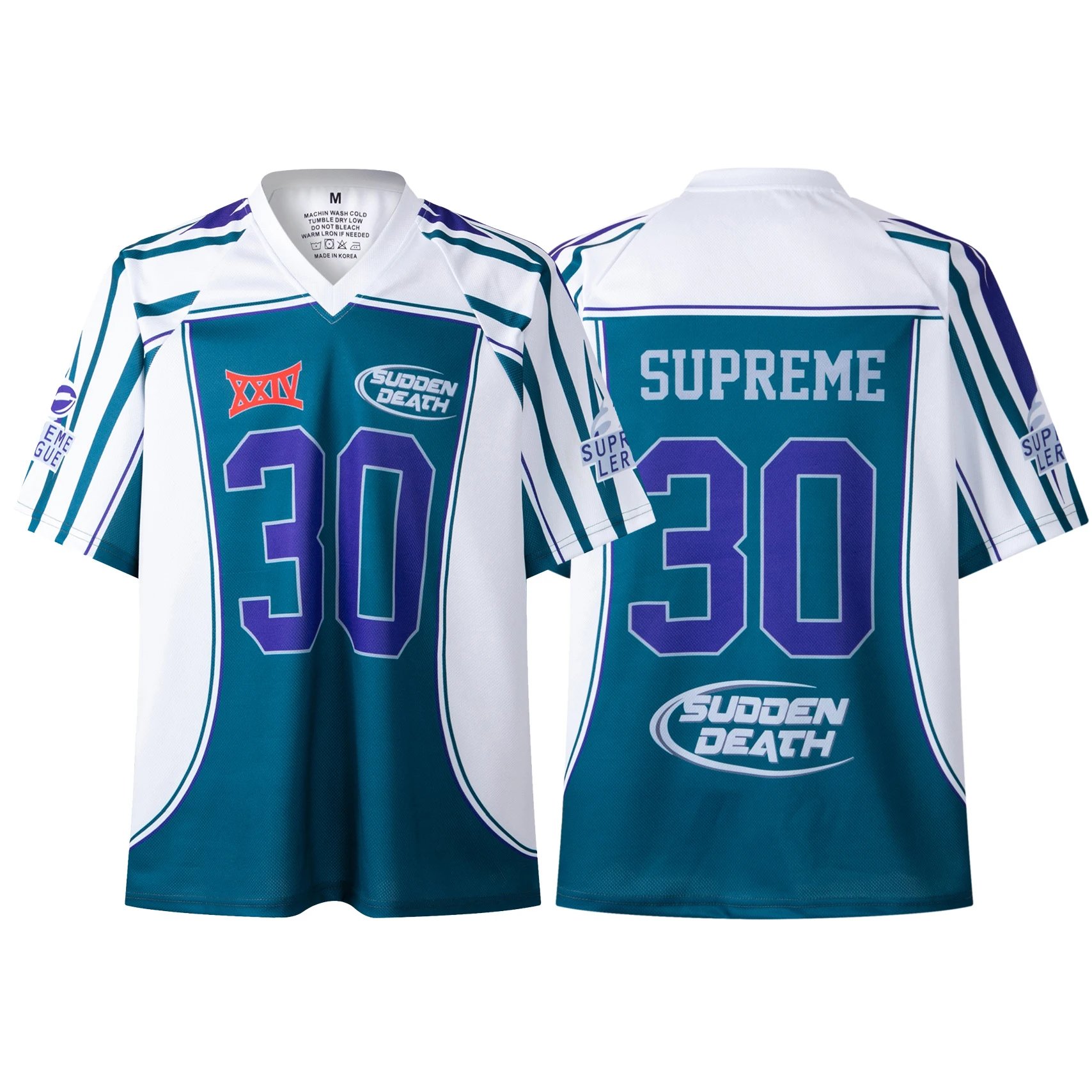 Supreme Star Pattern Jersey Blue Multicolor - 26