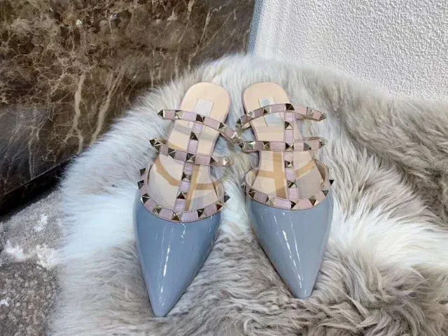 Unbranded Sandals Pointed-Toe Studded Flat Mule product detail image 16