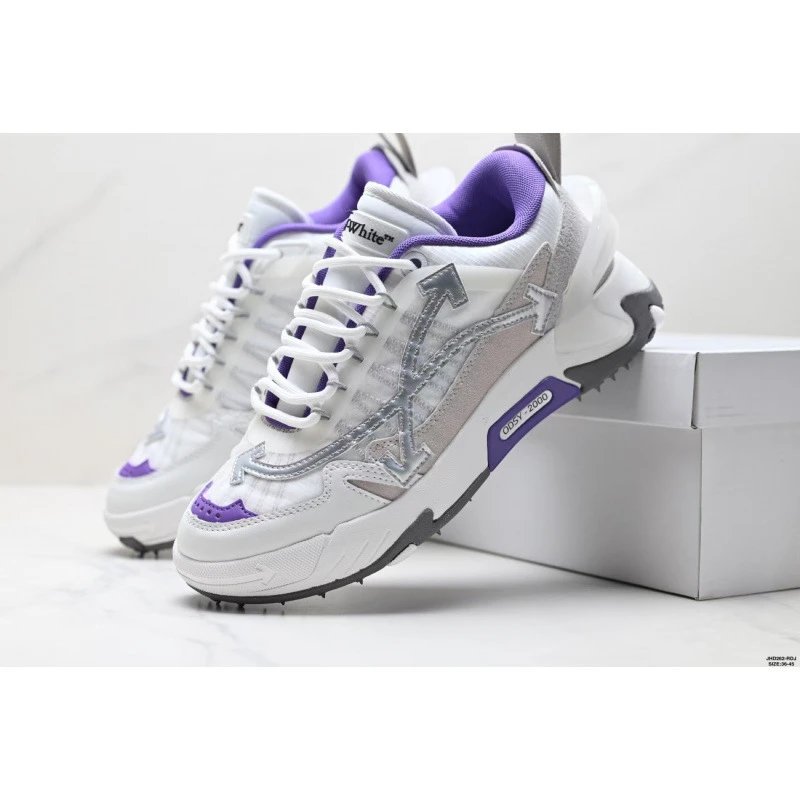 Off-White ODSY-2000 Purple White Sneakers Chunky Sneakers