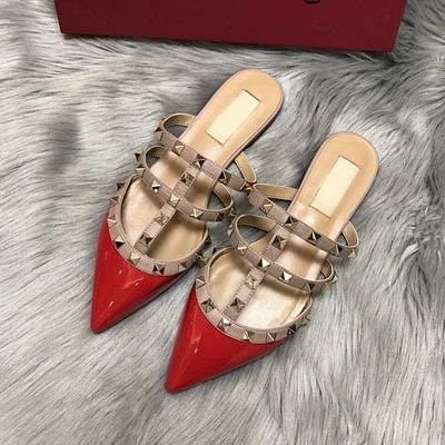 Unbranded Sandals Pointed-Toe Studded Flat Mule product detail image 25