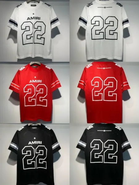 Amiri Mesh Football Jersey Red - 9