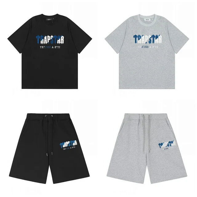 Trapstar Shorts Drawstring with embroidered panther graphic product detail image 7