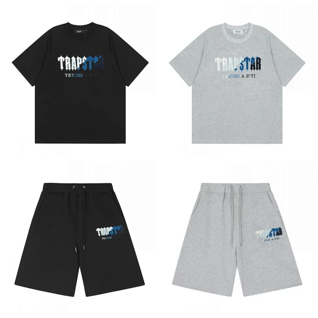 Trapstar Shorts Drawstring with embroidered panther graphic product detail image 10