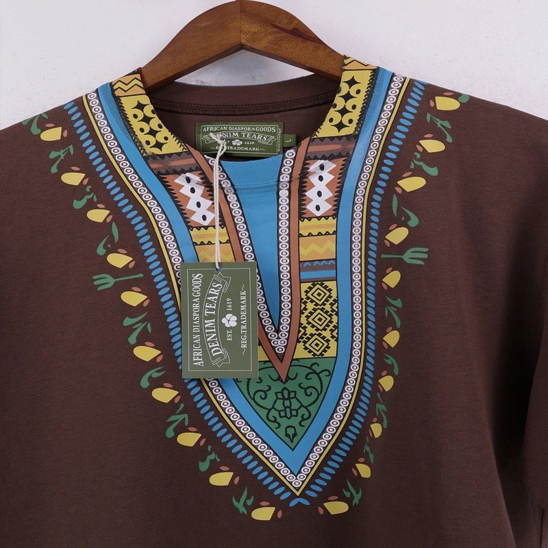 Unbranded T-Shirts Short-Sleeve Dashiki Print image 4