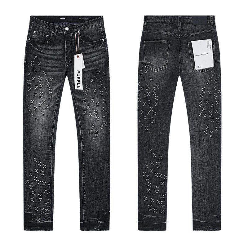 Purple Brand Jeans Embellished graphic image 4