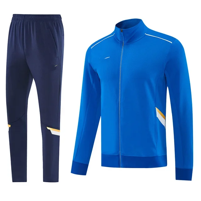 Unbranded Tracksuits Zip-Front Stand-Collar Striped Tracksuit product detail image 12