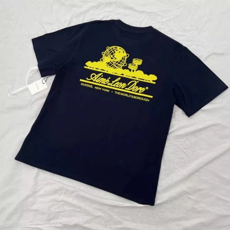 Aimé Leon Dore T-Shirts Logo Graphic Short-Sleeve T-Shirt image 4