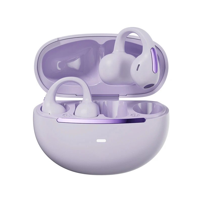 Design Open-Ear Wireless Earbuds Lavender Purple TWS Earbuds Earphones
