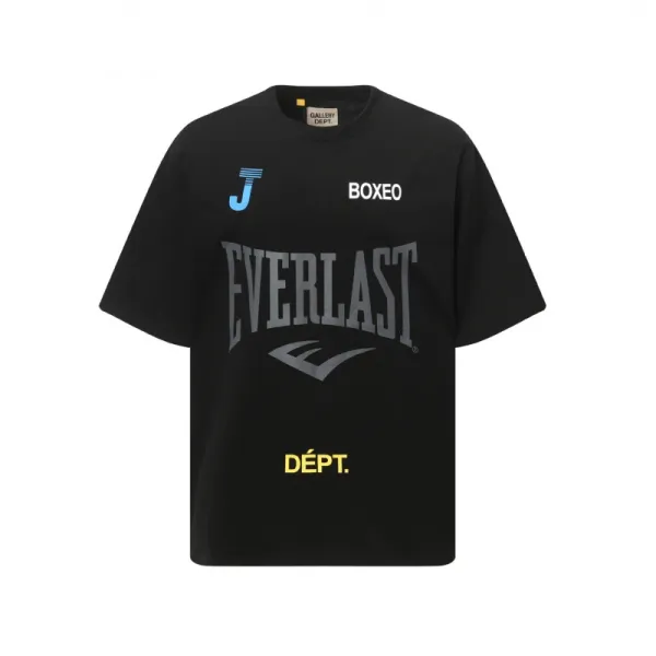 Gallery Dept x Everlast J Boxeo Dépt. Black T-Shirt - 1