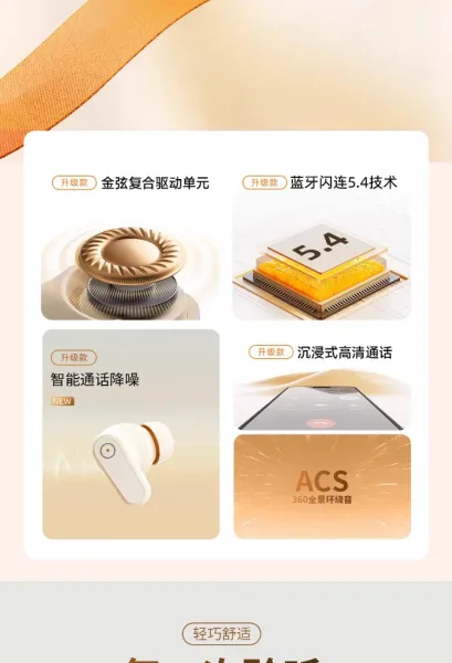 Design TWS Earbuds Beige Wireless Earphones - 6