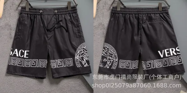 Fendi FF Monogram Print Shorts Black / White - 6