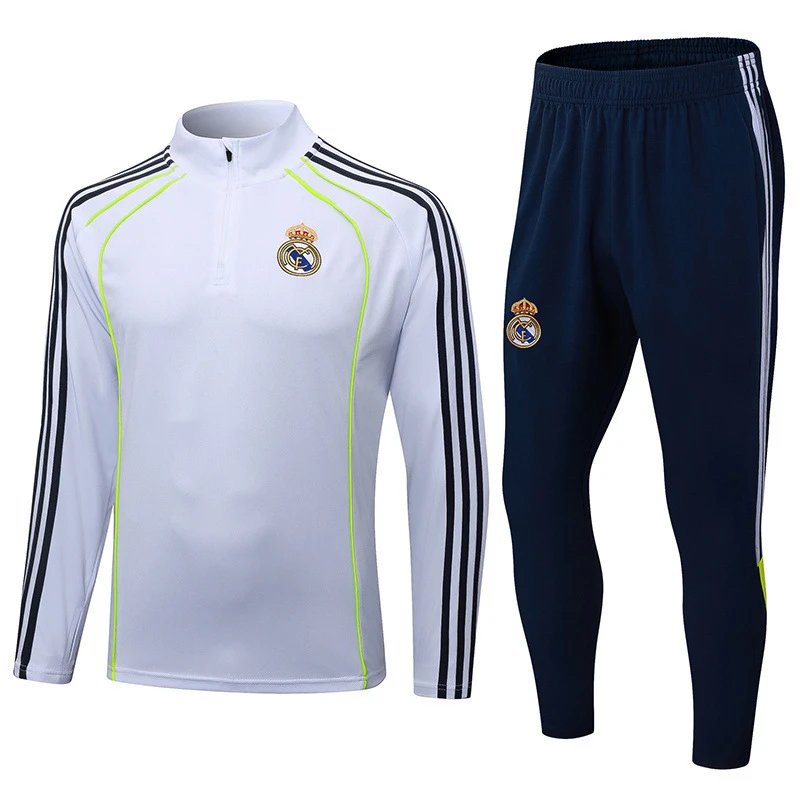 Real Madrid Tracksuits Club-branded quarter-zip training tracksuit image 3