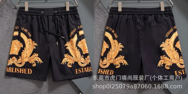 Fendi FF Monogram Print Shorts Black / White - 11