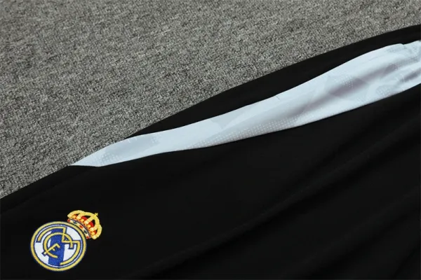 Real Madrid Training Tracksuit Navy with Neon Yellow - 11