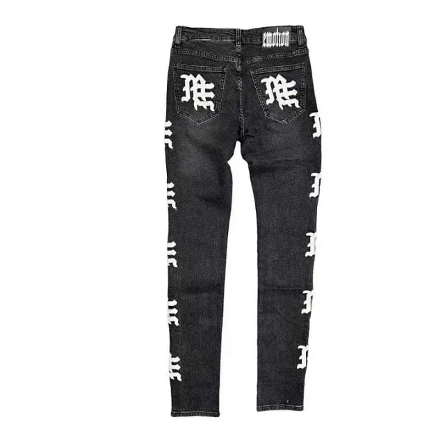 MIXEDEMOTION Jeans EM 108 Logo Print product detail image 4