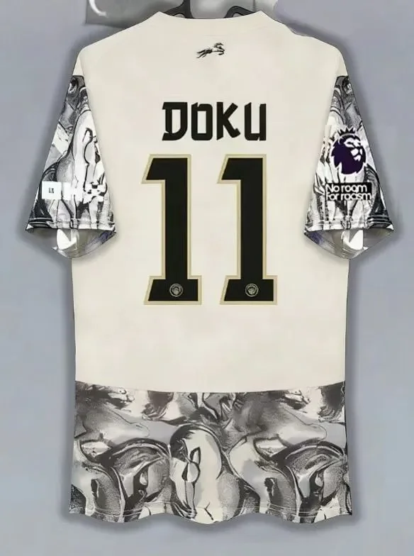 Puma Football Jerseys Cream graphic jersey with player name and number print product detail image 6