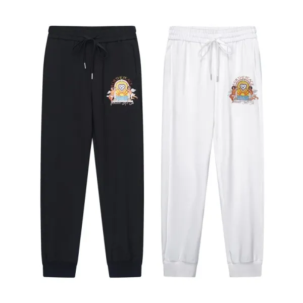 Plaza Casa Embroidered Logo Sweatpants White - 17