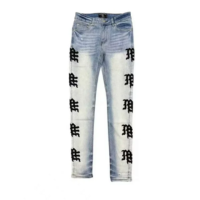 MIXEDEMOTION Jeans EM 108 Logo Print product detail image 7