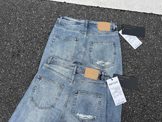 Purple Brand Jeans Distressed flared with frayed hems product detail image 22
