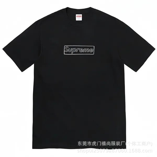 Supreme Smoke Logo Yellow T-Shirt - 32