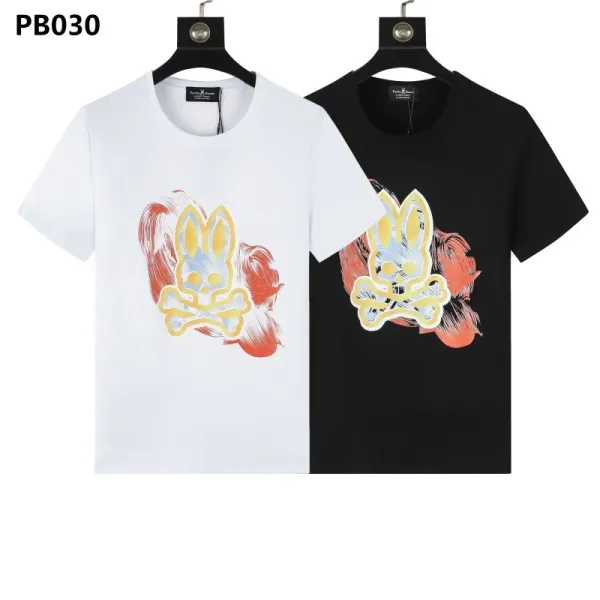 Design Playboi Carti x Playboy Bunny Skull Rabbit T-Shirt Black T-Shirts - 22
