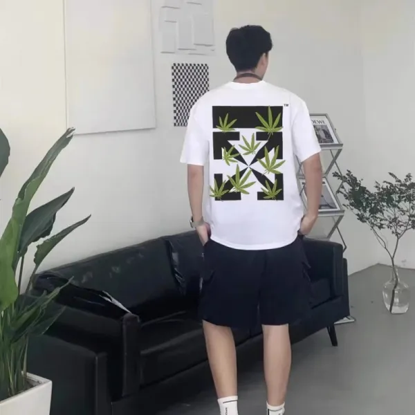 Off-White Arrow Gradient Print White T-Shirt - 13