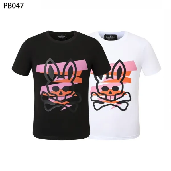 Design Playboi Carti x Playboy Bunny Skull Rabbit T-Shirt Black T-Shirts - 8
