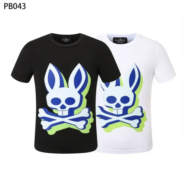 Design Playboi Carti x Playboy Bunny Skull Rabbit T-Shirt Black T-Shirts - 12