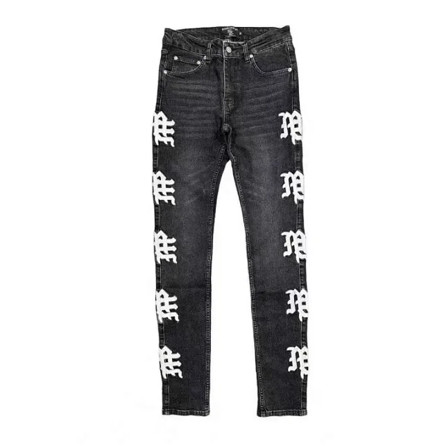 MIXEDEMOTION Jeans EM 108 Logo Print product detail image 3