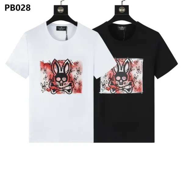 Design Playboi Carti x Playboy Bunny Skull Rabbit T-Shirt Black T-Shirts - 24