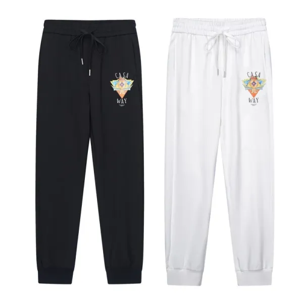 Plaza Casa Embroidered Logo Sweatpants White - 15