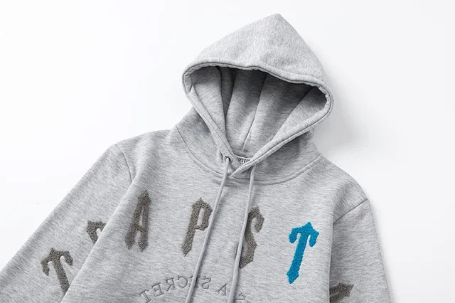 Trapstar Tracksuits Hooded tracksuit with gradient logo print and zip-hem joggers product detail image 8