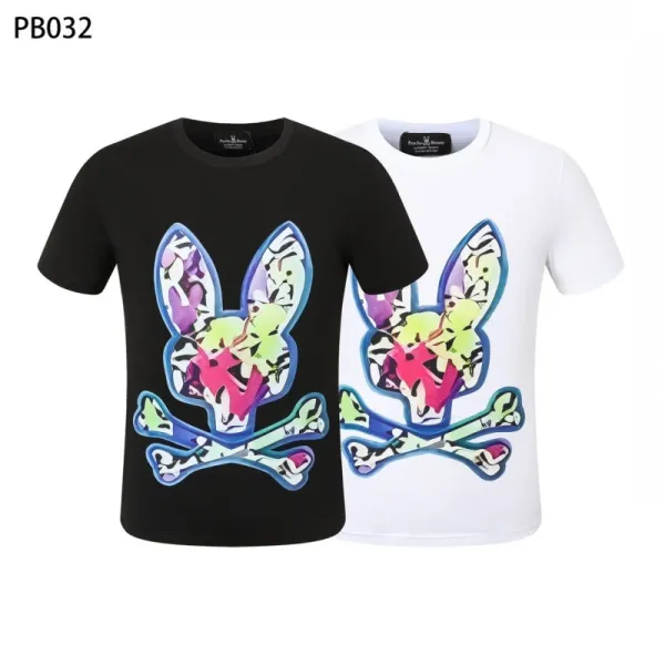 Design Playboi Carti x Playboy Bunny Skull Rabbit T-Shirt Black T-Shirts - 21