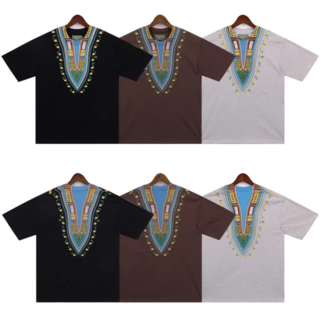 Unbranded T-Shirts Short-Sleeve Dashiki Print product detail image 2