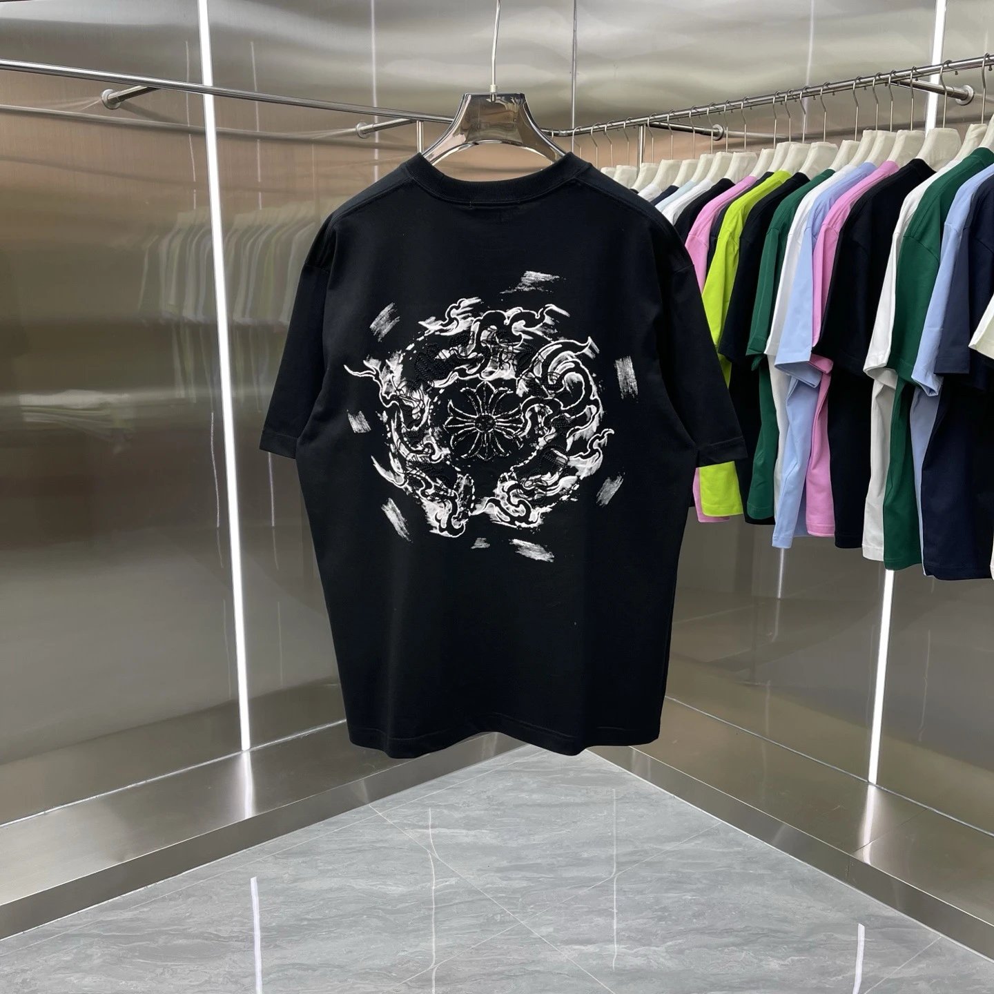 Unbranded T-Shirts Oversized dragon graphic image 2