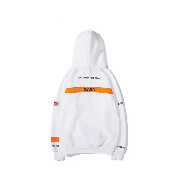 Off-White NASA Print Hoodie White - 4