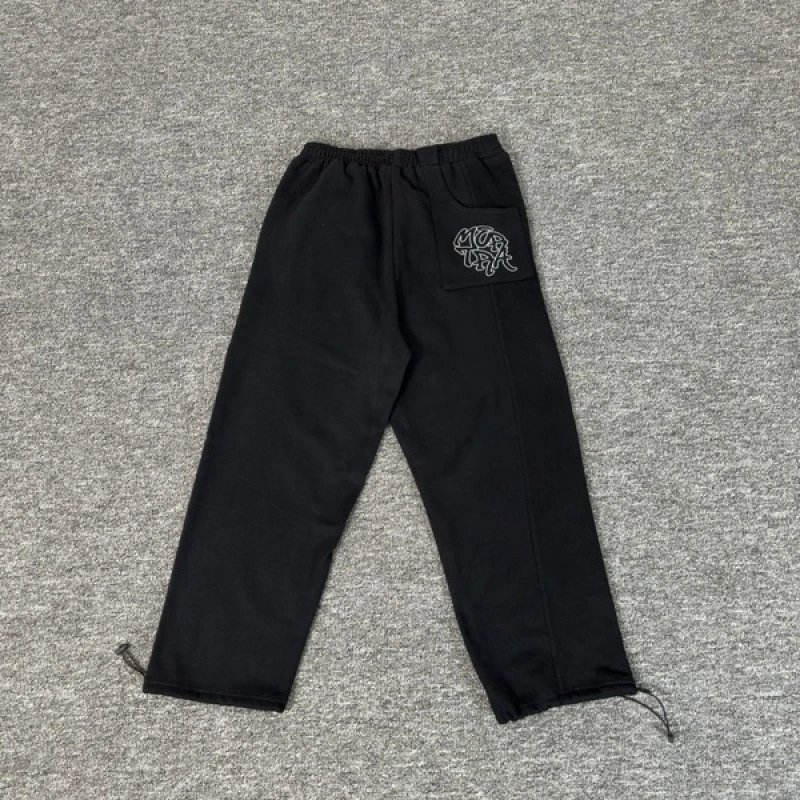 Unbranded Trousers Fleece drawstring with contrast pockets and embroidered graphic image 3