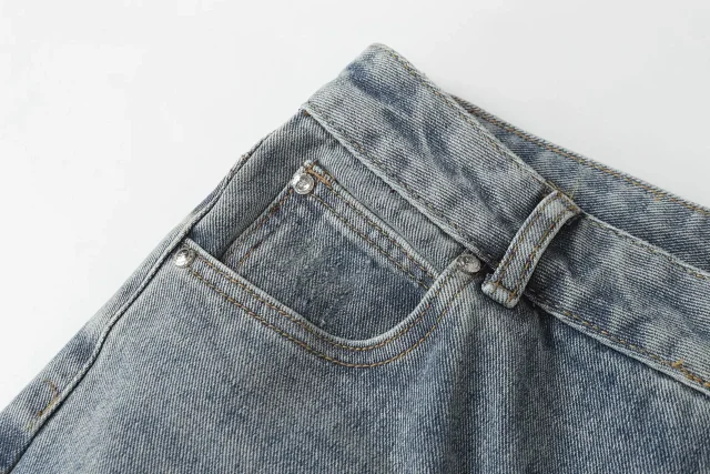 Chrome Hearts Jeans Wide-Leg Cross Patch product detail image 6