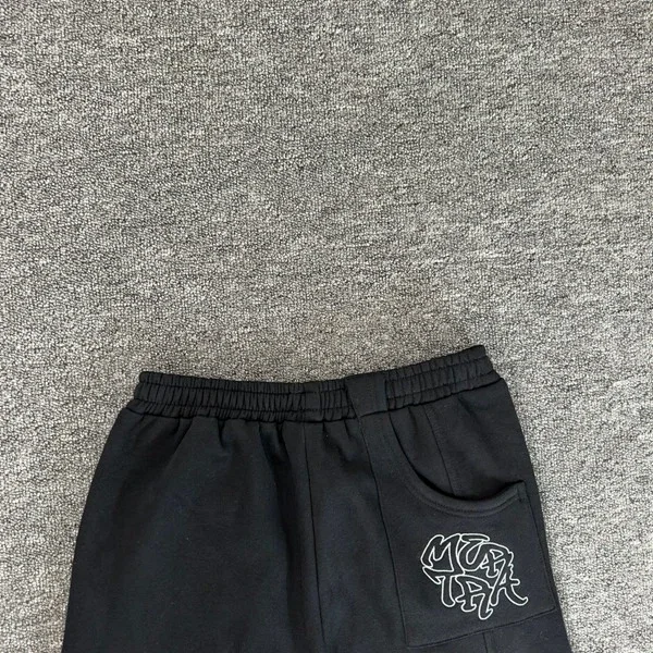 Unbranded Trousers Fleece drawstring with contrast pockets and embroidered graphic product detail image 13