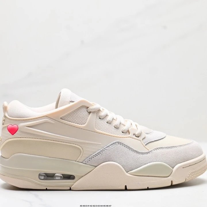 Unbranded Sneakers Low-top heart-accent with visible air-cushion midsoles image 4