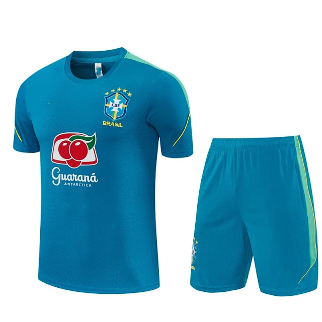 Spain National Football Team Jerseys Short-Sleeve Shirt and Shorts Set product detail image 4