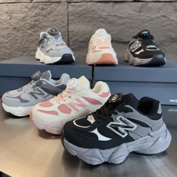 New Balance Chunky Sneakers Pink White - 4