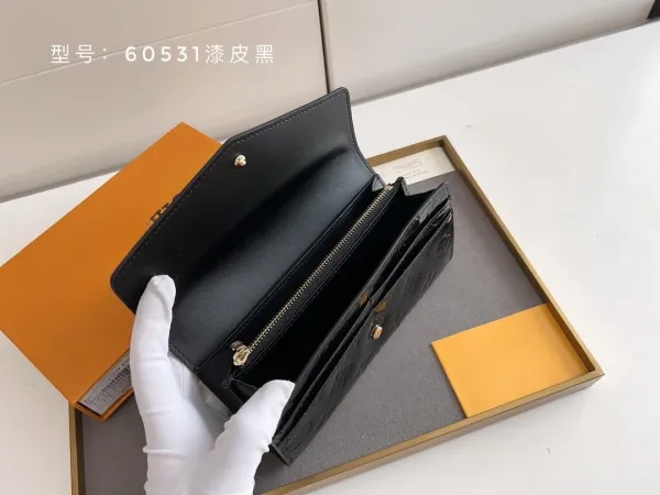 Louis Vuitton Monogram Vernis Long Wallet Pink - 9