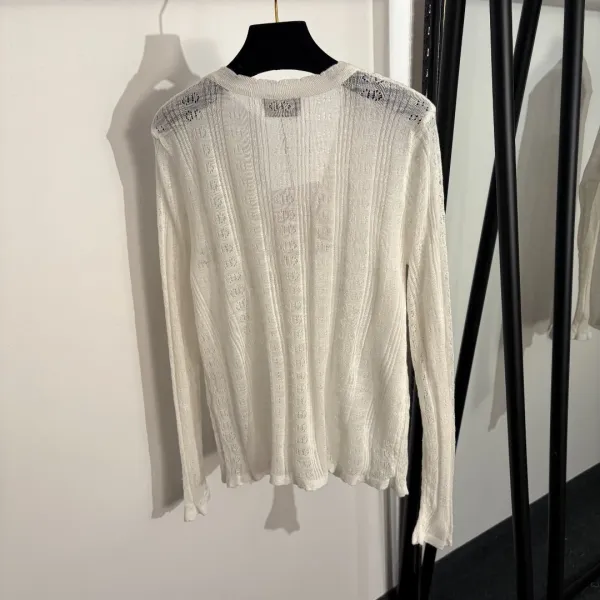 Chanel Knit Camisole and Cardigan Set Pink - 6