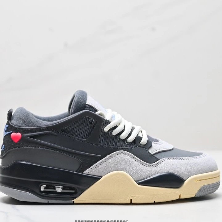 Unbranded Sneakers Low-top heart-accent with visible air-cushion midsoles image 2