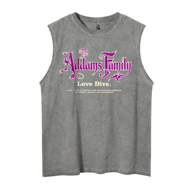 Design Skeleton Hand Floral Print Lavender Vest-Top - 11