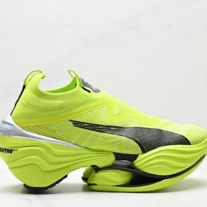 Puma Sneakers Slip-On Knit Running with Sculpted Platform Sole image 3