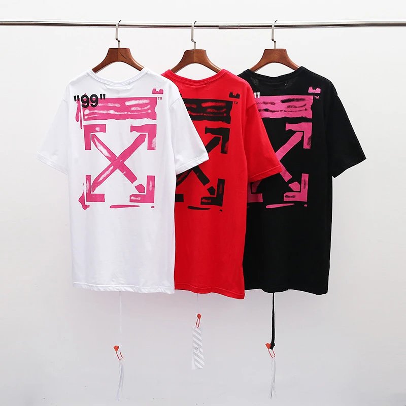 Off-White Arrow Gradient Print White T-Shirt - 19